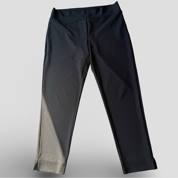 Crea Concept Pants - Crea Concept Black Slim Pull On Stretch Pants